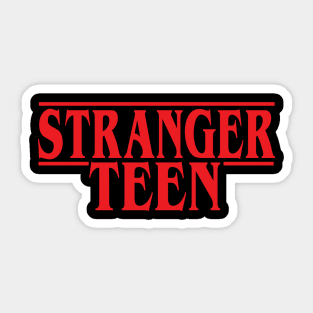 Stranger Teen Sticker